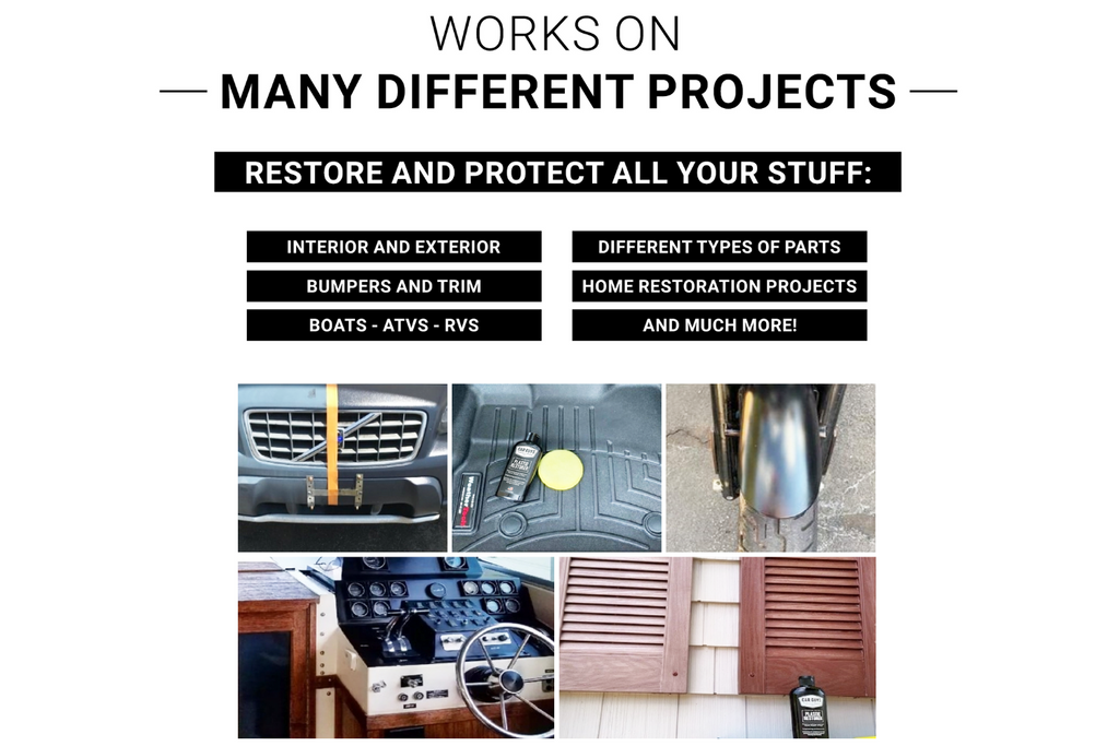 Torque Detail Plastic & Trim Restorer Spray - Restores, Shines & Protects  Plastic, Vinyl & Rubber Surfaces